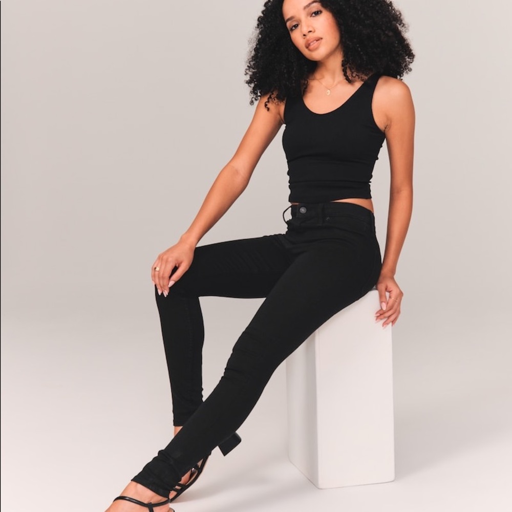 Abercrombie skinny black jeans